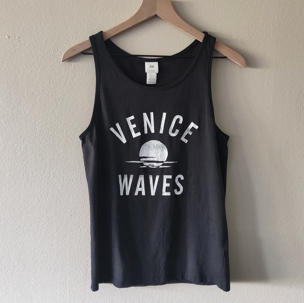 Men's Venice Waves Tank Top